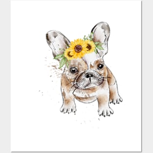 french bulldog dog Posters and Art